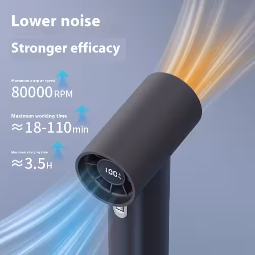 Handheld Violent Fan High Speed Stepless Speed Control Outdoor USB Fan