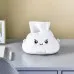 Creative Cartoon Clouds Plastic Paper Napping Box Cute Desktop Tissue Box