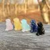 Hand Carved Natural Crystal Puppy Carving Craft Gift Decoration
