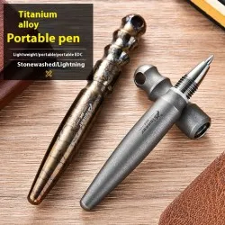 Titanium Alloy Portable EDC Tactical Pen Mini Self-defense Titanium Alloy Portable EDC Tactical Pen Mini Self-defense