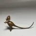 Antique Solid Copper Zodiac Lucky Long Tail Mouse