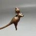 Antique Solid Copper Zodiac Lucky Long Tail Mouse Antique Solid Copper Zodiac Lucky Long Tail Mouse