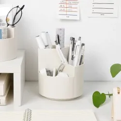 360 Degree Rotatable Pen Holder Desktop Large Capacity Stationery Storage Box 360 Degree Rotatable Pen Holder Desktop Large Capacity Stationery Storage Box