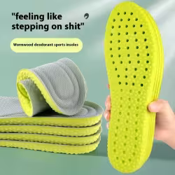 Sweat-absorbent Breathable Deodorant Shock-absorbing Sports Insole