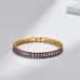 Real Gold Plating High-grade Color Zircon Exquisite Vintage Bracelet Real Gold Plating High-grade Color Zircon Exquisite Vintage Bracelet