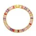 Real Gold Plating High-grade Color Zircon Exquisite Vintage Bracelet Real Gold Plating High-grade Color Zircon Exquisite Vintage Bracelet
