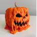 Melting Halloween Pumpkin Candy Bowl With Lid Reusable Candy Dish Spooky Food Display Bowl For Home Halloween