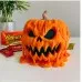 Melting Halloween Pumpkin Candy Bowl With Lid Reusable Candy Dish Spooky Food Display Bowl For Home Halloween Melting Halloween Pumpkin Candy Bowl With Lid Reusable Candy Dish Spooky Food Display Bowl For Home Halloween