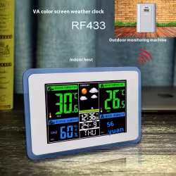433MHZ Wireless Transmission Color Display Weather Forecast Bell 433MHZ Wireless Transmission Color Display Weather Forecast Bell