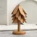 Wooden Christmas Tree Folding Coaster Black Walnut Thick Seat Adiabatic Pad For Kitchen Desktop Decoration Housewarming Gift Wooden Christmas Tree Folding Coaster Black Walnut Thick Seat Adiabatic Pad For Kitchen Desktop Decoration Housewarming Gift