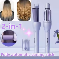 New 2 In 1 Automatic Hair Curler Straightener Negative Ion Electric Ceramic Fast Heating Rotating Magic Curler New 2 In 1 Automatic Hair Curler Straightener Negative Ion Electric Ceramic Fast Heating Rotating Magic Curler