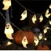 PVC Soft Material Halloween Lighting Chain Pumpkin Ghost Bat Modeling Lamp Indoor And Outdoor Home Decoration