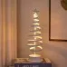 LED Christmas Tree Spiral Light Table Ornament Wrought Iron Xmas Tree Bedroom Desk Lamp Christmas Atmosphere Night Light Decor LED Christmas Tree Spiral Light Table Ornament Wrought Iron Xmas Tree Bedroom Desk Lamp Christmas Atmosphere Night Light Decor