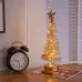 LED Christmas Tree Spiral Light Table Ornament Wrought Iron Xmas Tree Bedroom Desk Lamp Christmas Atmosphere Night Light Decor LED Christmas Tree Spiral Light Table Ornament Wrought Iron Xmas Tree Bedroom Desk Lamp Christmas Atmosphere Night Light Decor