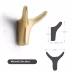 Nordic Horn Clothes Bathroom Closet Door Wall-mounted Hook Nordic Horn Clothes Bathroom Closet Door Wall-mounted Hook