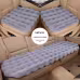 Car Cushion Winter Bubble Velvet Rabbit Plush Three-piece Set Without Backrest