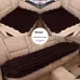 Car Cushion Winter Bubble Velvet Rabbit Plush Three-piece Set Without Backrest Car Cushion Winter Bubble Velvet Rabbit Plush Three-piece Set Without Backrest
