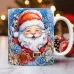 Creative 3D Christmas Ceramic Mug Unique Space Design Snowman Santa Coffee Cup Tea Milk Mug Christmas Gifts For Kids Adults Kitchen Gadgets