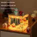 Christmas DIY Decorations Mirror And LED Cube Lamp 3D Santa Claus Snowman Tree Christmas Lights DIY Material Kit For Xmas Decor