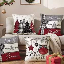Christmas Cushion Cover Pillowcase Merry Christmas Decor For Home Xmas Ornament Happy NewYear Gift Christmas Cushion Cover Pillowcase Merry Christmas Decor For Home Xmas Ornament Happy NewYear Gift