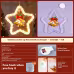 Christmas Pendant Decoration Christmas Atmosphere Led Lights Led Christmas Star Light Decoration For Window Door For Holiday Christmas Pendant Decoration Christmas Atmosphere Led Lights Led Christmas Star Light Decoration For Window Door For Holiday