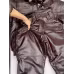 Brown With Velvet Leather Pants Loose Slimming Brown With Velvet Leather Pants Loose Slimming