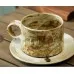 Creative Hand Pinch Stoneware Japanese-style Coffee Cup Spoon And Plate Suit