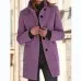 Fashion Stand Collar Woolen Coat With Pockets Fall Winter Casual Button Outwear For Women Clothing Fashion Stand Collar Woolen Coat With Pockets Fall Winter Casual Button Outwear For Women Clothing