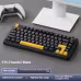 Full-key Hot Plug Wireless Three-mode Bluetooth Keyboard Full-key Hot Plug Wireless Three-mode Bluetooth Keyboard