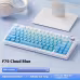 Full-key Hot Plug Wireless Three-mode Bluetooth Keyboard Full-key Hot Plug Wireless Three-mode Bluetooth Keyboard