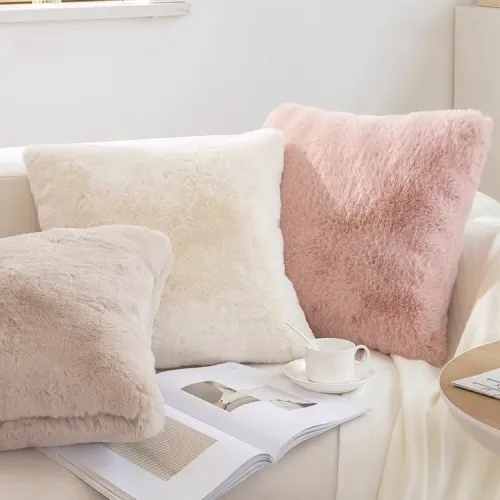 Bed Pillow Sofa Cushion Plush Pillowcase
