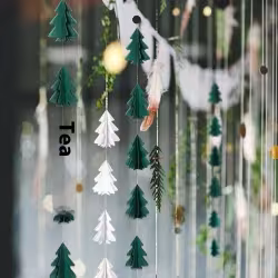 Christmas Atmosphere Snowflake Paper Hanging Charm Christmas Atmosphere Snowflake Paper Hanging Charm