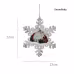 Christmas Atmosphere Snowflake Paper Hanging Charm