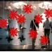 Christmas Atmosphere Snowflake Paper Hanging Charm