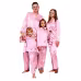 Children's Long-sleeved Parent-child Ice Silk Pajamas Suit
