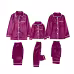 Children's Long-sleeved Parent-child Ice Silk Pajamas Suit Children's Long-sleeved Parent-child Ice Silk Pajamas Suit