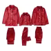 Children's Long-sleeved Parent-child Ice Silk Pajamas Suit Children's Long-sleeved Parent-child Ice Silk Pajamas Suit