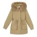 Waist Slimming Elegant Parka Cotton-padded Coat Fur Collar Western Style Velvet Lining Warm Coat Waist Slimming Elegant Parka Cotton-padded Coat Fur Collar Western Style Velvet Lining Warm Coat