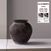 Vintage Ceramic Vase Crude Pottery Pot New Chinese Handmade