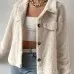 Short Velvet White Lapel Woolen Coat Short Velvet White Lapel Woolen Coat