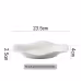 Creative Fashion White Pattern Light Plate
