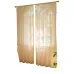 Wood Color Lace Mesh Curtains Living Room Bedroom