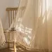 Wood Color Lace Mesh Curtains Living Room Bedroom Wood Color Lace Mesh Curtains Living Room Bedroom