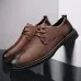 Plus Size Men's Casual Shoes Genuine Leather Lace-up Soft Bottom Plus Size Men's Casual Shoes Genuine Leather Lace-up Soft Bottom