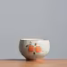 Hand Painted Persimmon Tea Cup Ice Crack Porcelain Kung Fu Tea Set