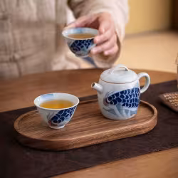 Hand Painted Arowana Master Cup Ceramic Household Tea Cup