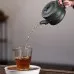 Green Clay Bamboo Handmade Teapot