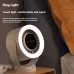 Desktop Adjustable Fan Light Rechargeable Wall Mount Table Fan Light Led Display Air Circulation Cooling USB Table Fan Light