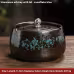 Household Prevent Fly Ash Creative Ceramic Ashtray With Lid