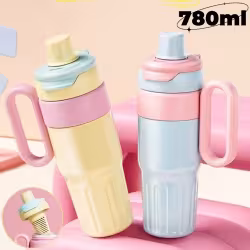 780ml Gradient Double Drink Thermal Cup Stainless Steel With Lid Coffee Cup Thermos Large Capacity Straw Cup For Male And Female 780ml Gradient Double Drink Thermal Cup Stainless Steel With Lid Coffee Cup Thermos Large Capacity Straw Cup For Male And Female